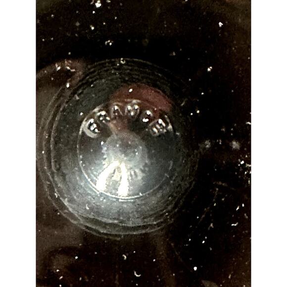 Vintage Luminarc France Black Stem Wine Glasses Set of 6 - Picture 6 of 6